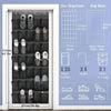 Over-the-Door Shoe Organizer with Mesh Pockets