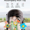 Adjustable Musical Activity Arch Toy for Baby Strollers and Car Seats