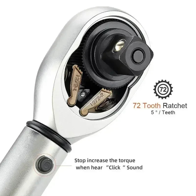 3/8" Drive Torque Wrench (5-60 N.m) with ±3% Accuracy