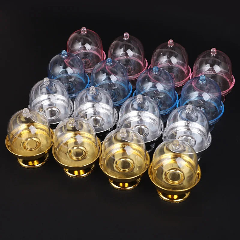 Mini Candy Cupcake Stand Holder with Clear Dome Lid