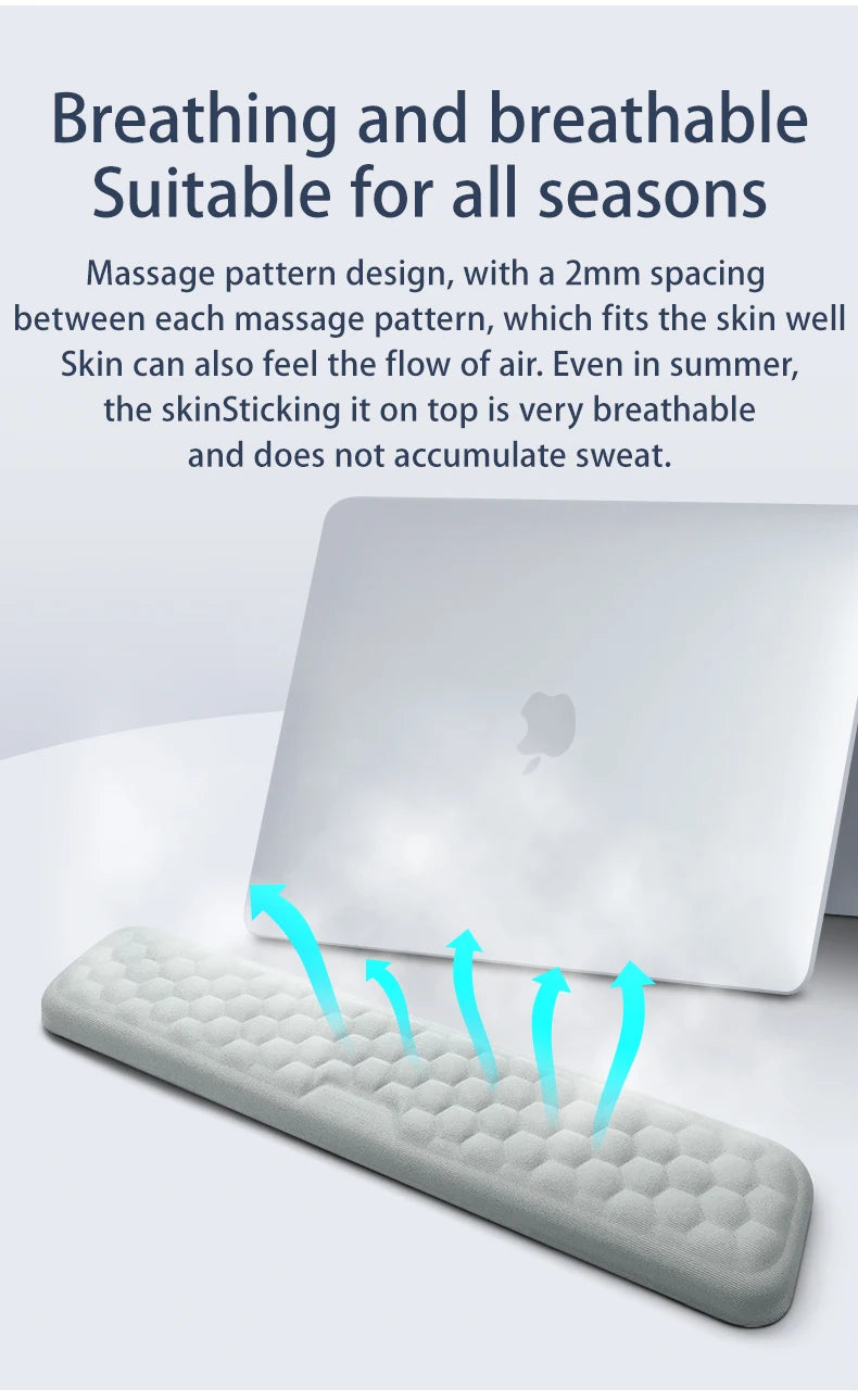 Ergonomic Keyboard & Mouse Pad with Wrist Rest