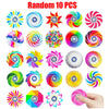 Rainbow Fidget Spinner Set – Sensory Stress Relief Toys for Kids and Adults