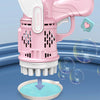 Rocket Bubble Gun with Lights - 32 Holes Automatic Blower for Kids