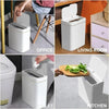 15L Touchless Sensor Trash Can with Automatic Lid