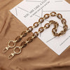 Acrylic Handbag Chain with Resin Accents
