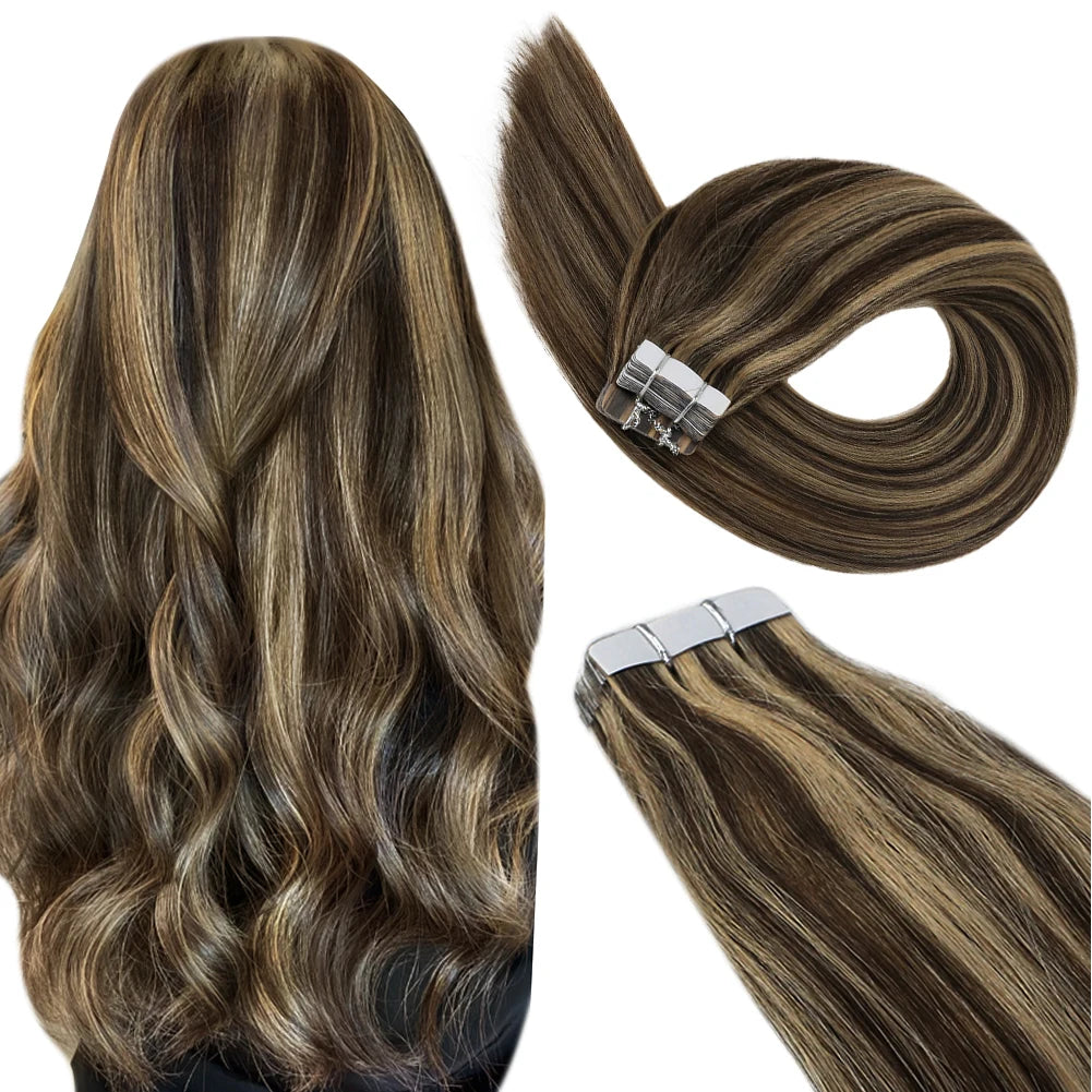 Extensions en Cheveux Humains Réels - Pour un Effet Fusion Parfait