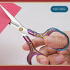 Vintage Stainless Steel Sewing Scissors for Fabric and Embroidery