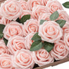Set de Rosas Artificiales con Degradado Verde Bosque