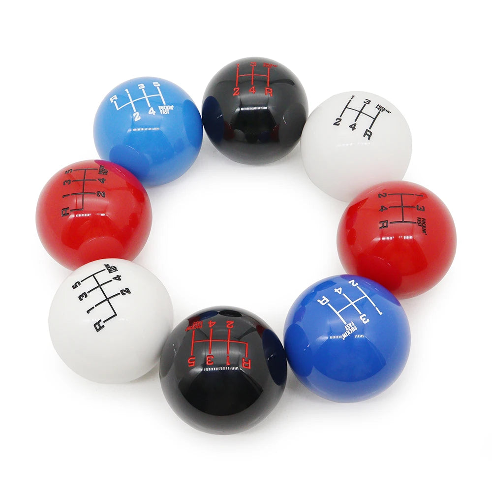 Acrylic Ball Gear Shift Knob with Universal Adapters