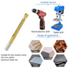 Titanium-Coated Serrated Drill Bit Set (3-8mm)