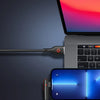 120W Fast Charging USB-C Cable with 90° Elbow Design