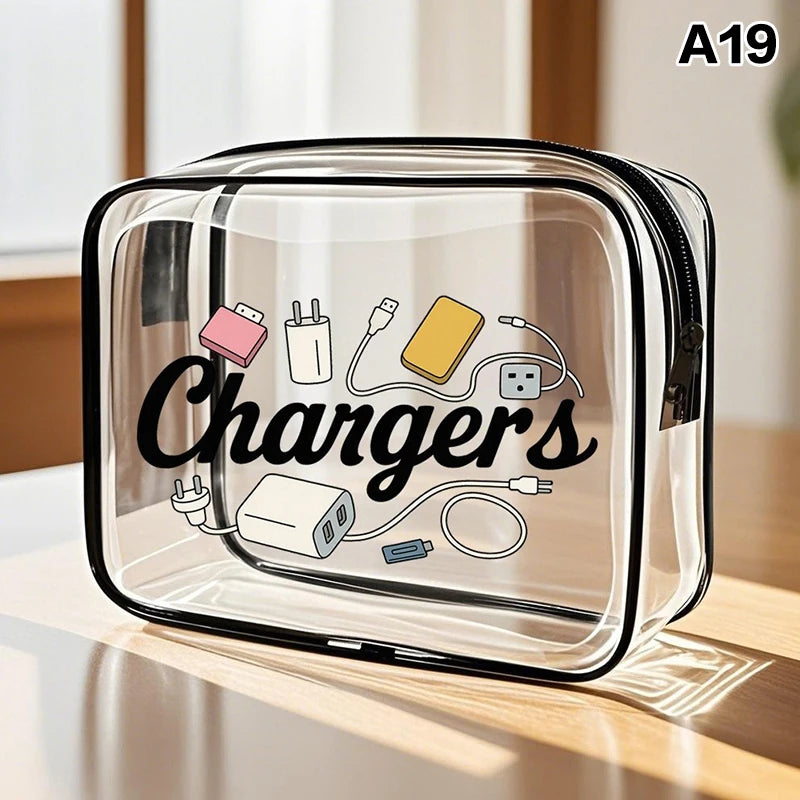 Large Capacity Travel Cosmetic Bag with Multifunctional Storage
