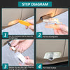Step diagram showing how to install an LED car door logo projector light in a Toyota 4Runner.