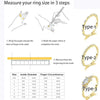 Dainty Gold-Plated Stacking Rings with Cubic Zirconia