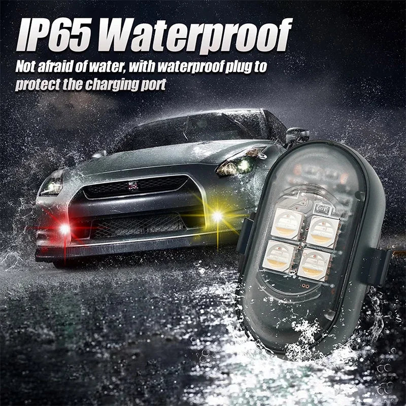 Wireless Remote Control LED Strobe Light for Vehicles and Drones