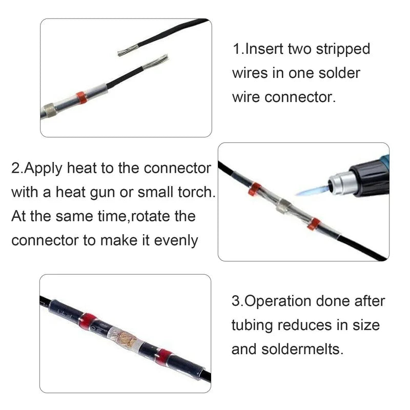 Waterproof Solder Seal Wire Connectors Kit