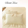 Princess Chiffon Duvet Cover with Romantic Ruffles