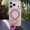 Double-Sided Magnetic Phone Ring Holder with Kickstand