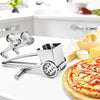 Manual Rotary Cheese Grater with Interchangeable Blades
