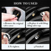 Crystal Crown Tire Valve Caps - Set of 4