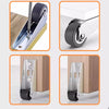 Quiet Rubber Drawer Casters for Furniture and Cabinets (Set of 4)