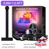 Immersion TV Backlight featuring a black light bar and sync lights for TVs