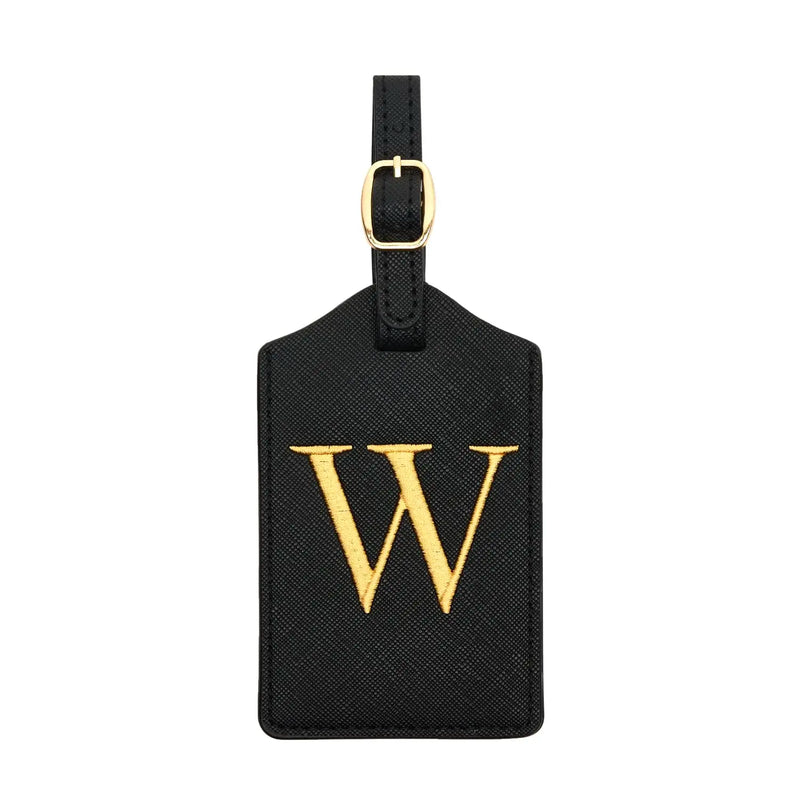 PU Leather Luggage Tag with Privacy Cover
