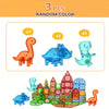 Magnetic Dinosaur Volcano Building Blocks Set