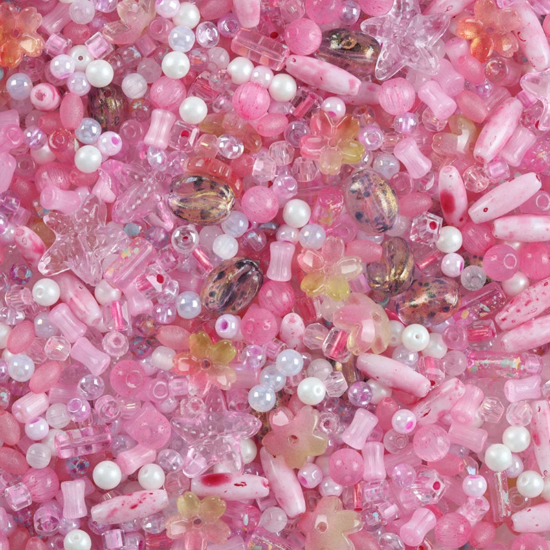 Creative Mixed Glass Spacer Beads for Jewelry Making