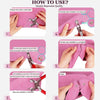Metal Snap Fastener Kit with Pliers Tool for DIY Sewing Projects