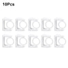 360° Rotatable Adhesive Curtain Rod Brackets (Set of 10)