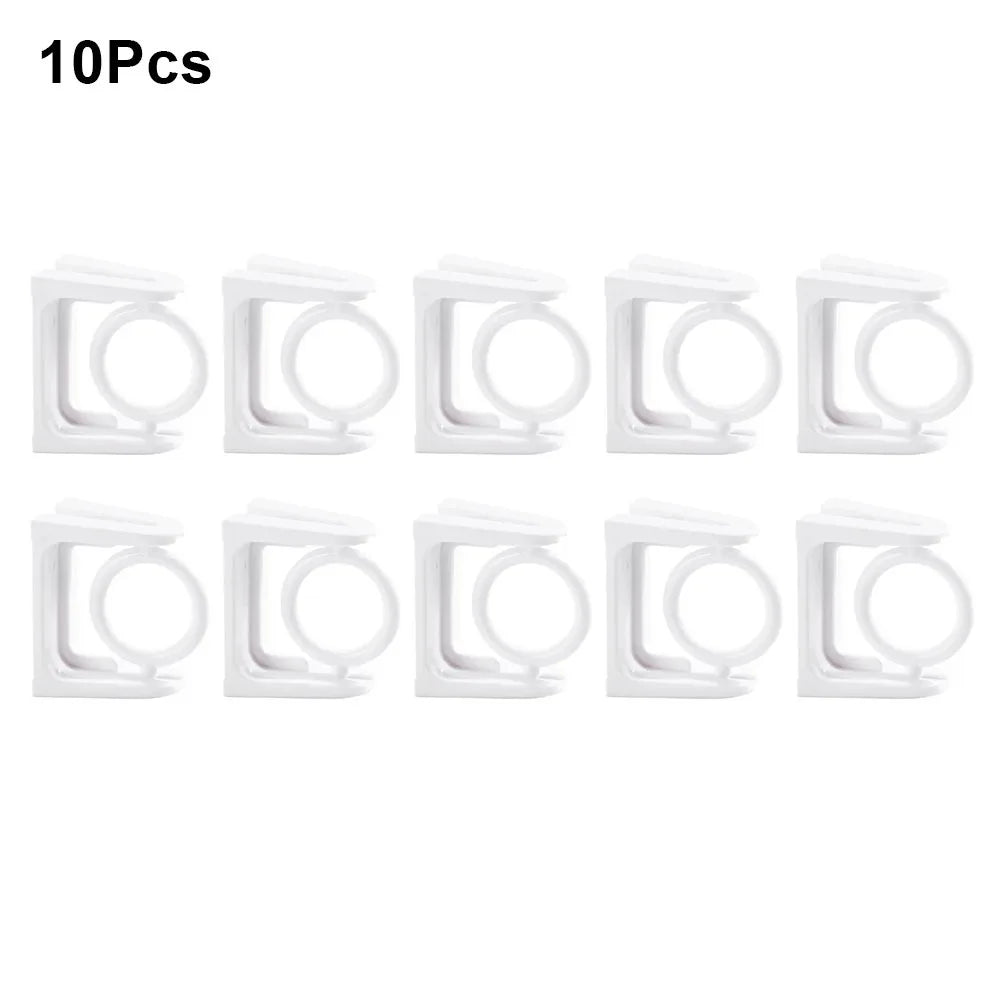 360° Rotatable Adhesive Curtain Rod Brackets (Set of 10)