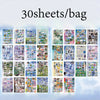 Decorative Time Reshaping Sticker Sheets for Scrapbooking & DIY Crafts
