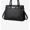 Elegant Genuine Leather Shoulder Bag for Women with Top Handle