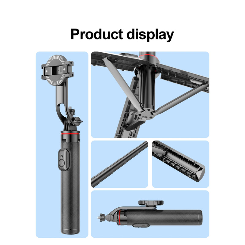 Magnetic Selfie Stick Tripod with Bluetooth Remote