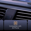 A close-up view of a magnetic car phone mount featuring an N52 magnet and 1:1 MagSafe compatibility.