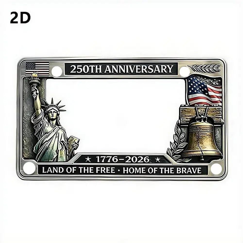 Commemorative Anniversary License Plate Frame