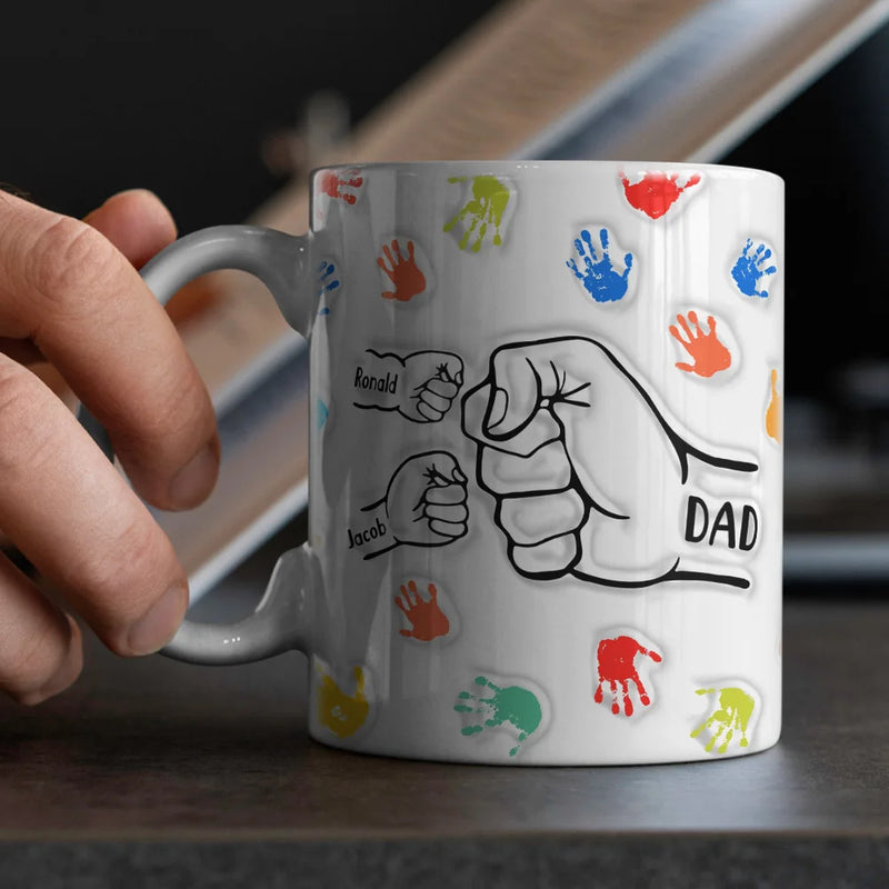 Taza de Café Personalizada 3D para Papá