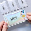 RFID Blocking Card Sleeves (5-Pack) - Anti-Scan & Scratch Protection