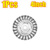 Carbon Steel Wire Brush Trimmer Head for Weed & Grass Cutting