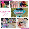 40-Color Flatback Resin Rhinestone Kit for Crafts