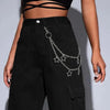 Double Layer Waist Chain for Jeans and Trousers