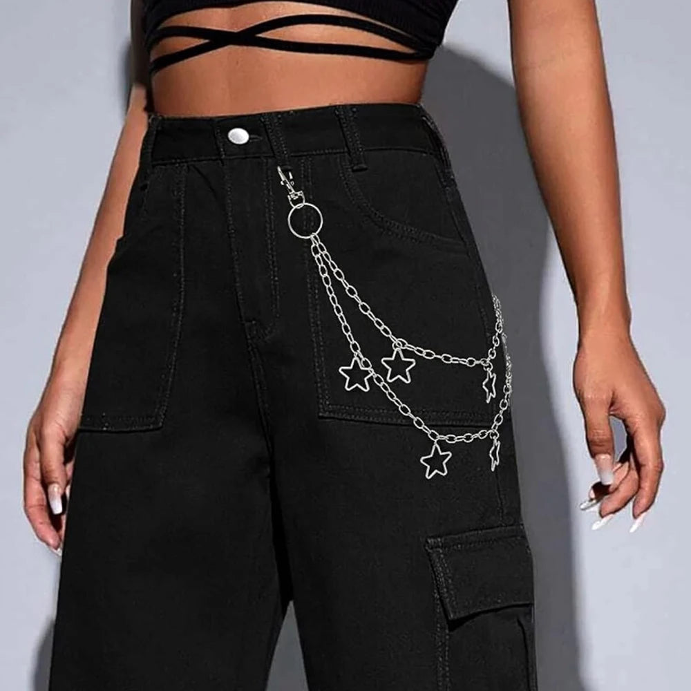 Double Layer Waist Chain for Jeans and Trousers