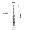 Metric Thread Tap Set - Titanium Coated HSS Drill Bits