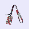 Retro Tape Design Lanyard with Card Holder