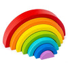 Rainbow Arch Bridge Wooden Building Blocks for Kids