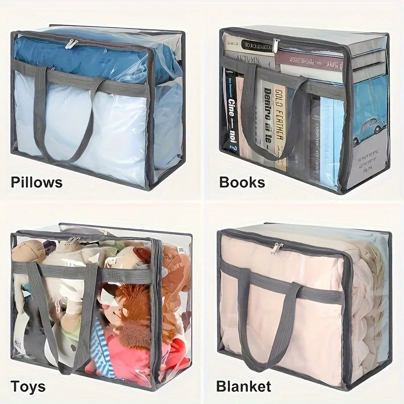 Clear Textile Storage Bag