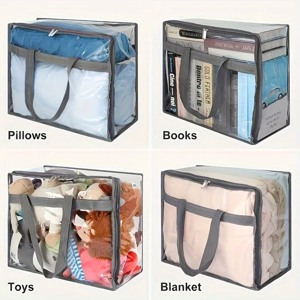 Clear Textile Storage Bag
