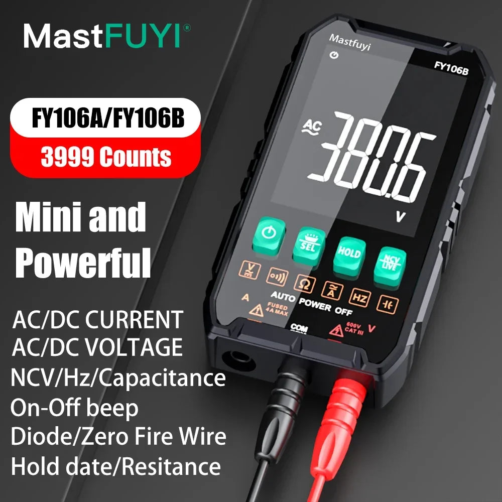 Professional Digital Multimeter with True RMS and NCV Detection