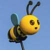 Cute Smiling Bee Car Antenna Toppers (Set of 2)